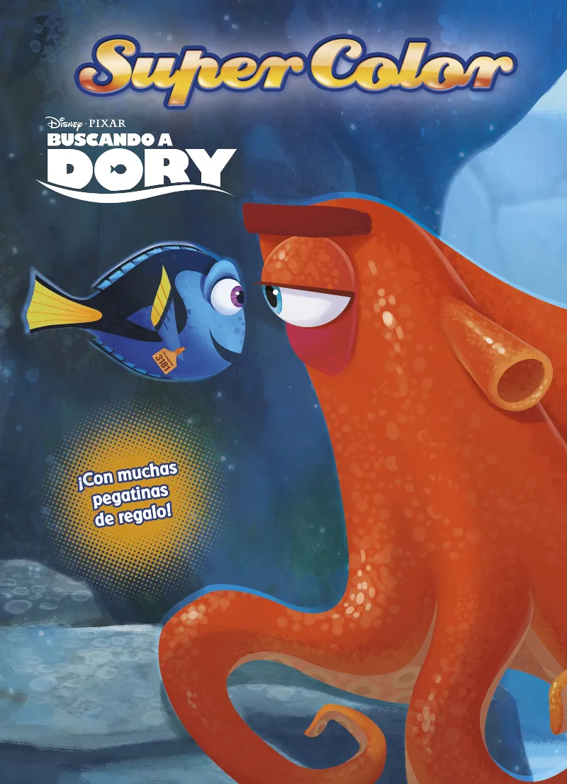 BUSCANDO A DORY SUPERCOLOR ­CON MUCHAS PEGATINAS DE REGALO!
