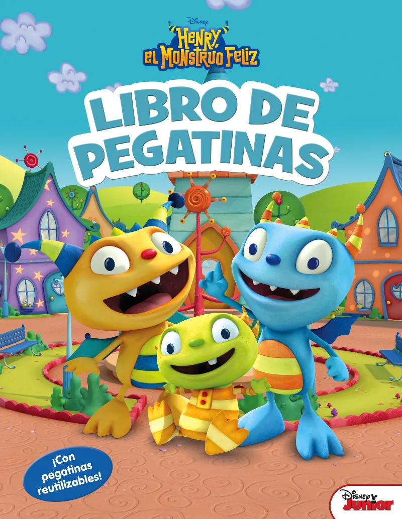 HENRY EL MONSTRUO FELIZ LIBRO DE PEGATINAS