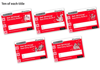 RWI GET WRITING! RED DITTY 1-5 PK 50 N/E