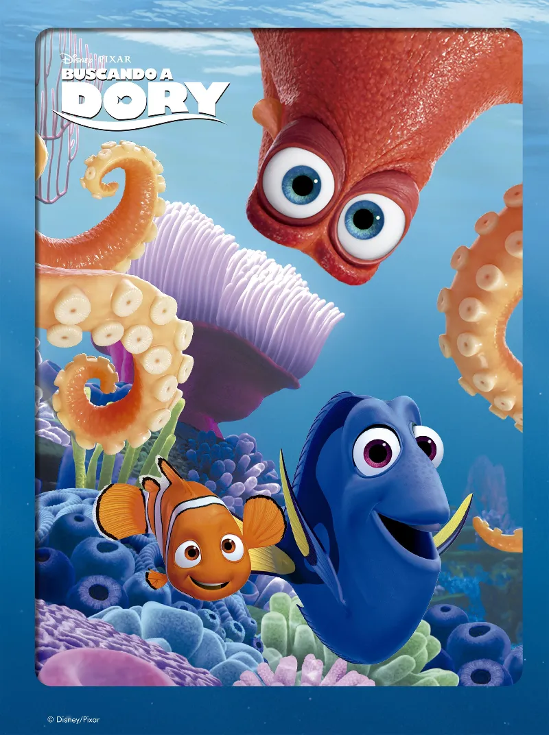 BUSCANDO A DORY -CAIXA METAL.LICA AMB ACTIVITATS-