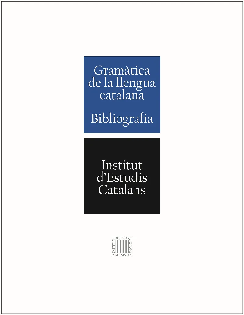 GRAMATICA LLENGUA CATALANA