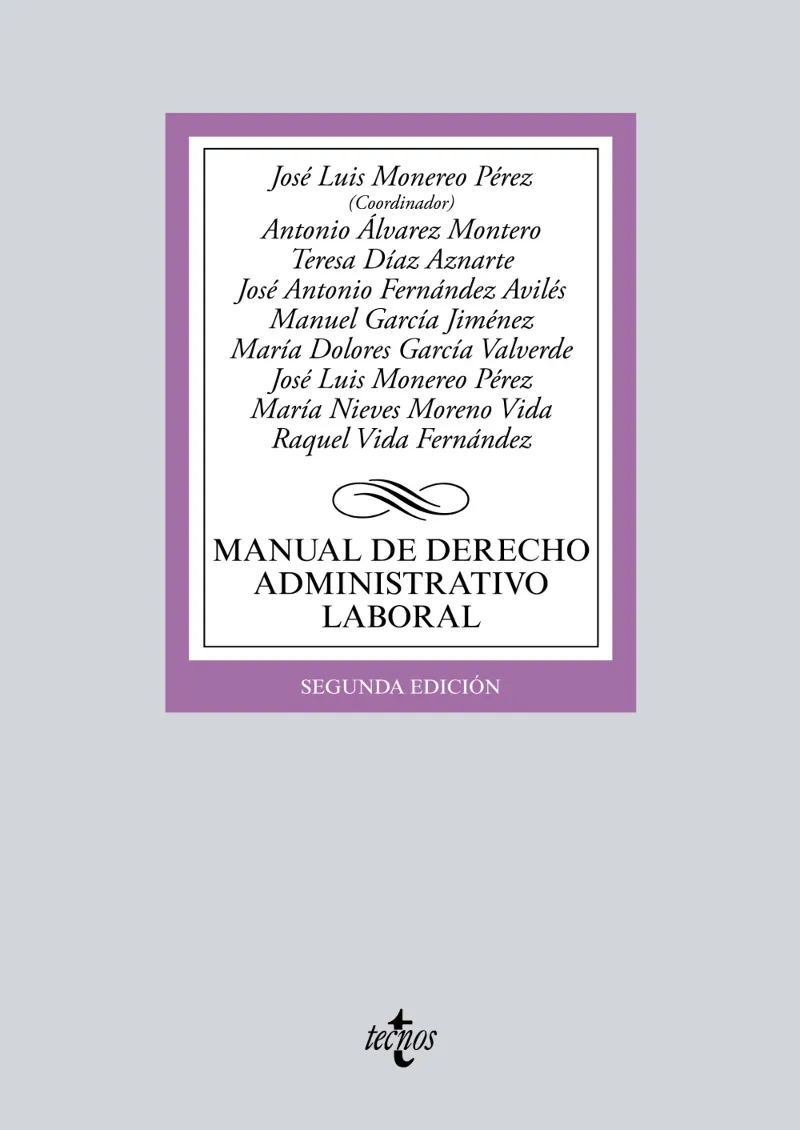 MANUAL DE DERECHO ADMINISTRATIVO LABORAL