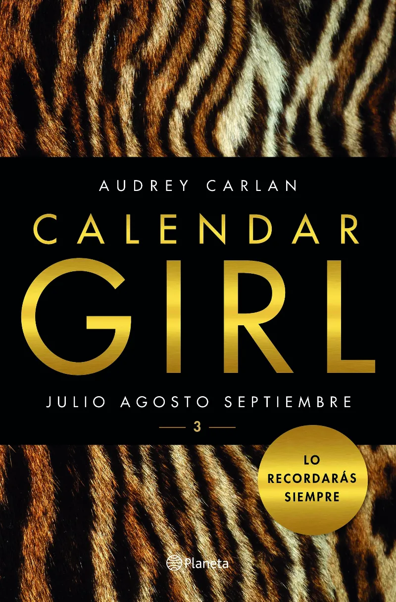 CALENDAR GIRL 3 JULIO AGOSTO SETIEMBRE -LO RECORDARAS SIEMPRE- CASTELLA