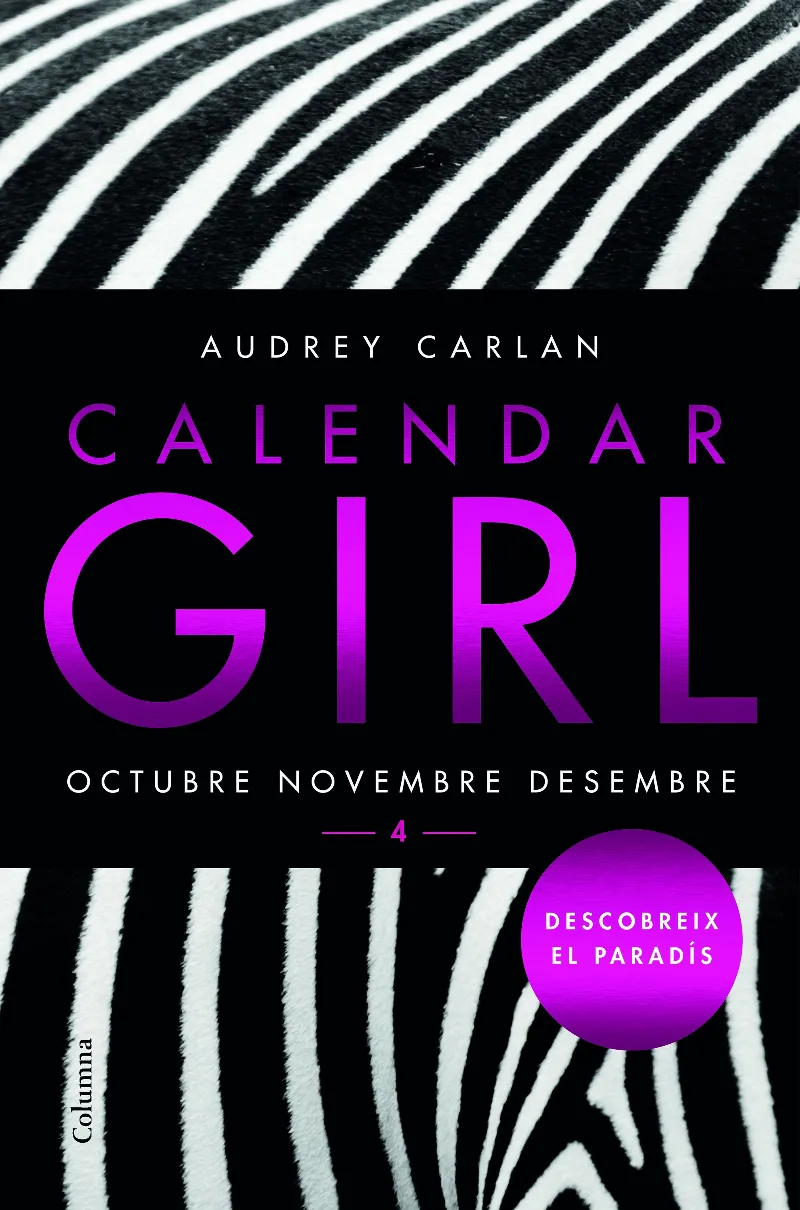 CALENDAR GIRL 4 OCTUBRE NOVEMBRE DESEMBRE