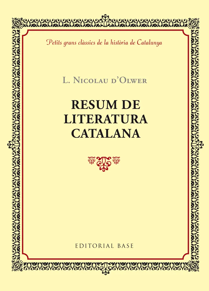 RESUM DE LITERATURA CATALANA