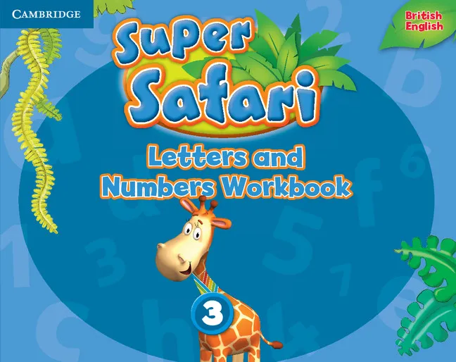 SUPER SAFARI 3 LETTERS AND NUMBERS WB