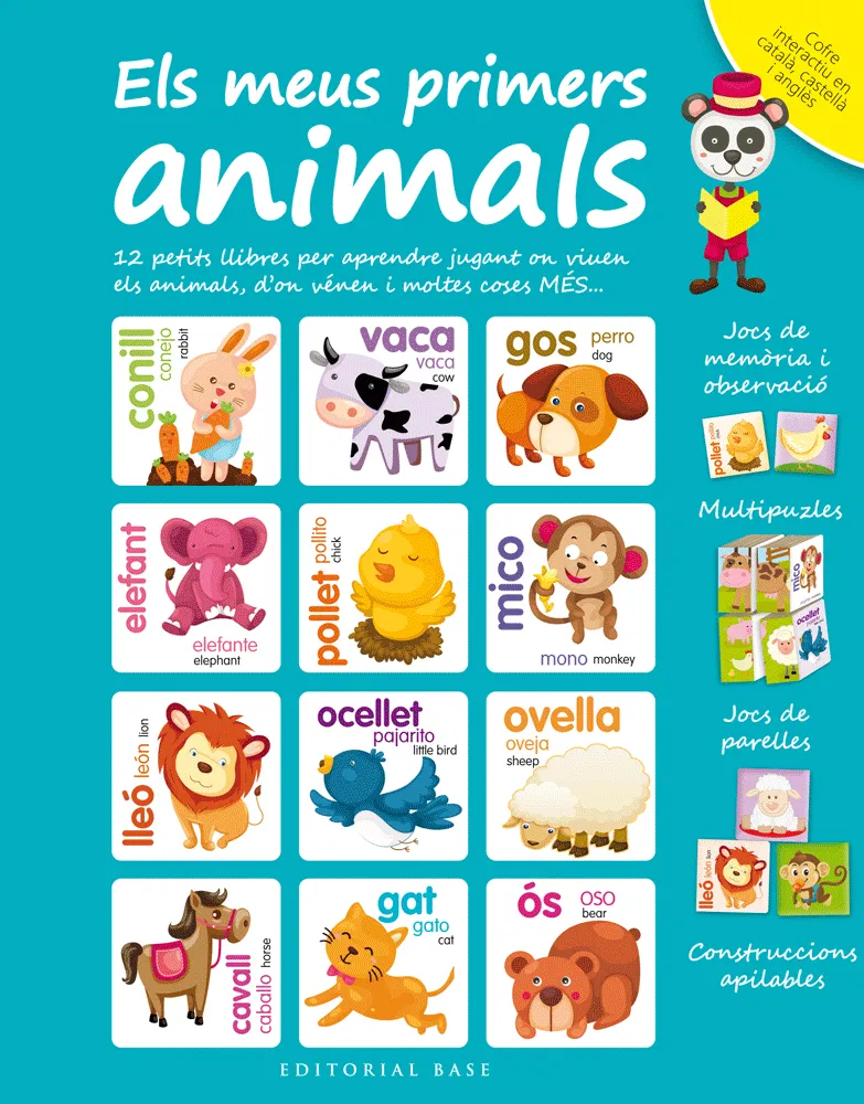 MEUS PRIMERS ANIMALS, ELS -12 MINI LLIBRES-
