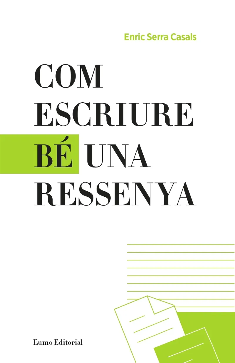 COM ESCRIURE BE UNA RESSENYA