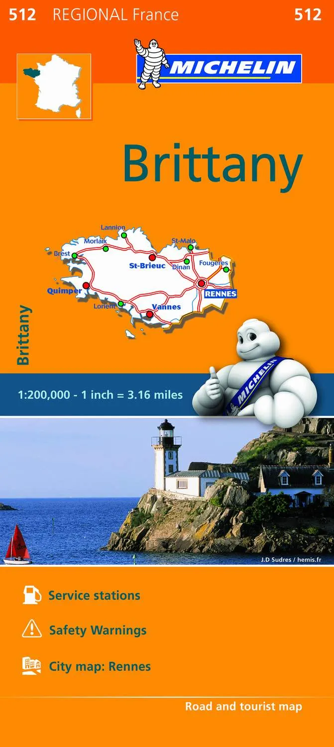 Mapa Regional Brittany