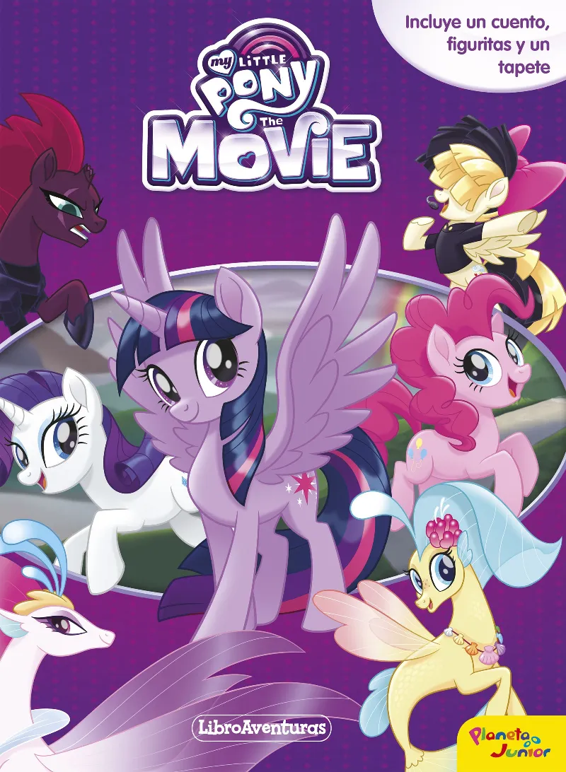 MY LITTLE PONY THEN MOVIE -CAPSA CONTE + JOGUINES-
