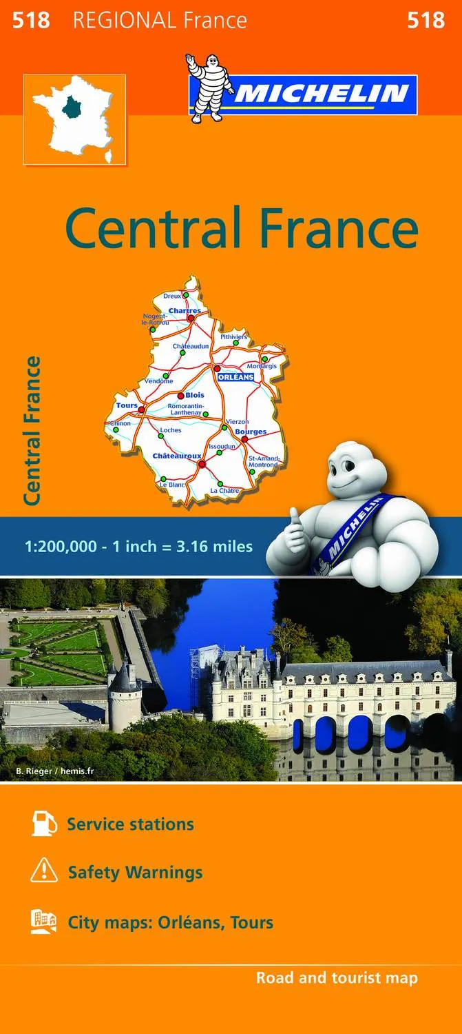 Mapa Regional Central France