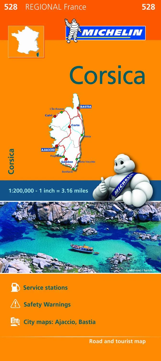 Mapa Regional Corsica