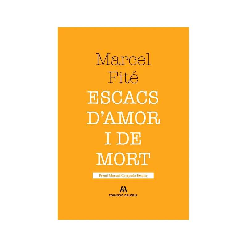 ESCACS D'AMOR I DE MORT -PREMI MANUEL CERQUEDA ESCALER-
