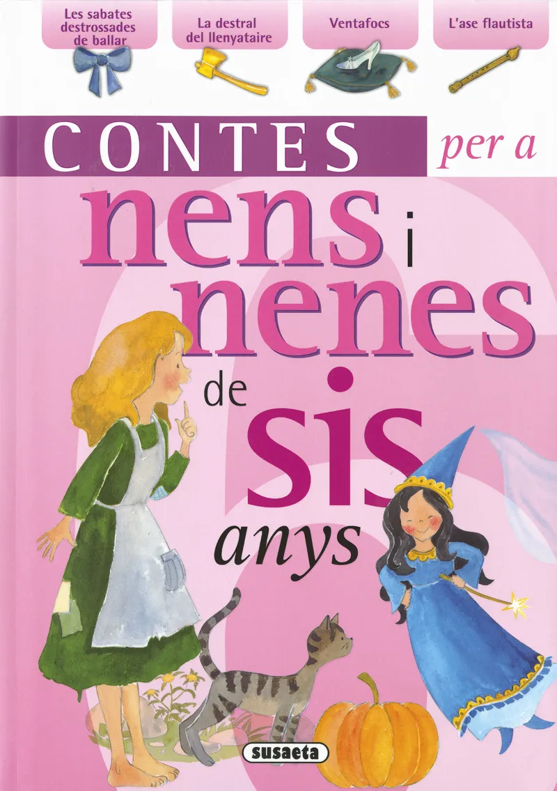 CONTES PER A NENS I NENES DE SIS ANYS -COLOR ROSA-
