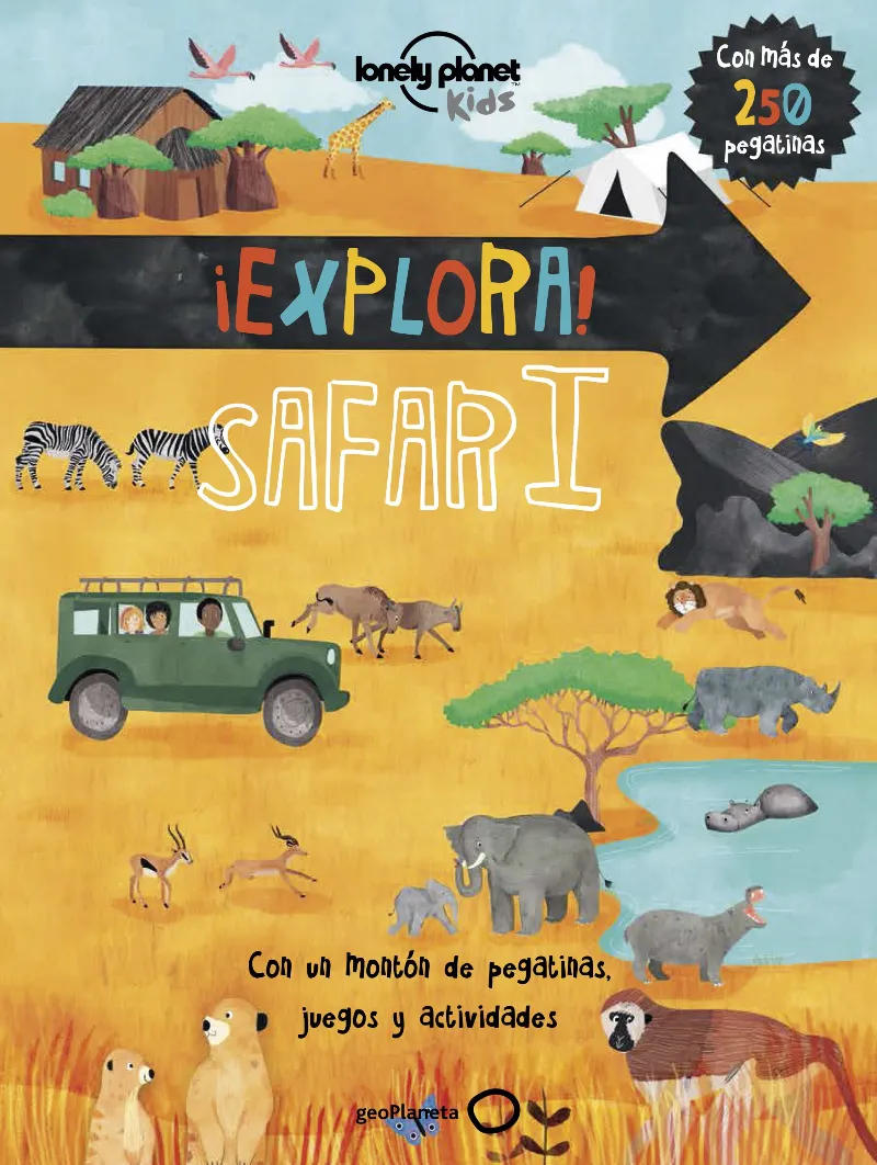 EXPLORA SAFARI -250 PEGATINAS-