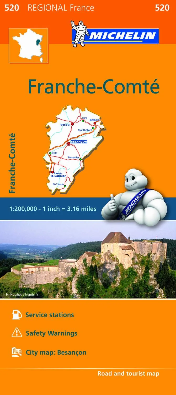 Mapa Regional Franche Comté