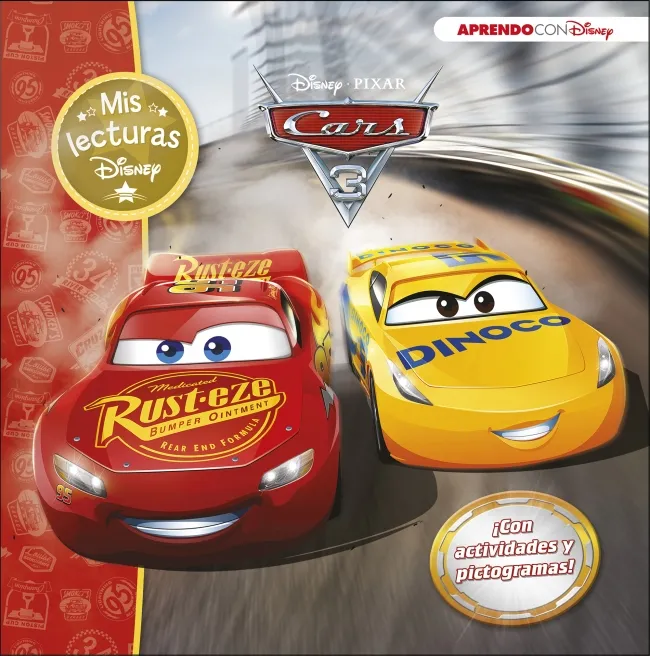 CARS 3 MIS LECTURAS DISNEY -­CON ACTIVIDADES Y PICTOGRAMAS!-