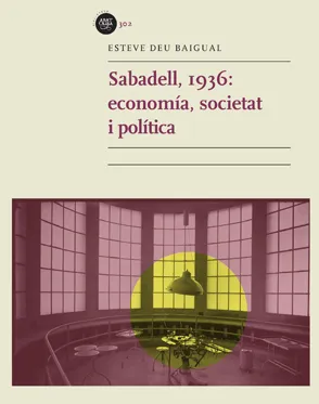 Sabadell, 1936: economia, societat i política