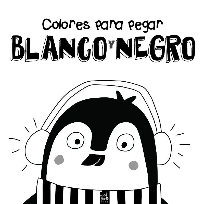 COLORES PARA PEGAR -BLANCO Y NEGRO-