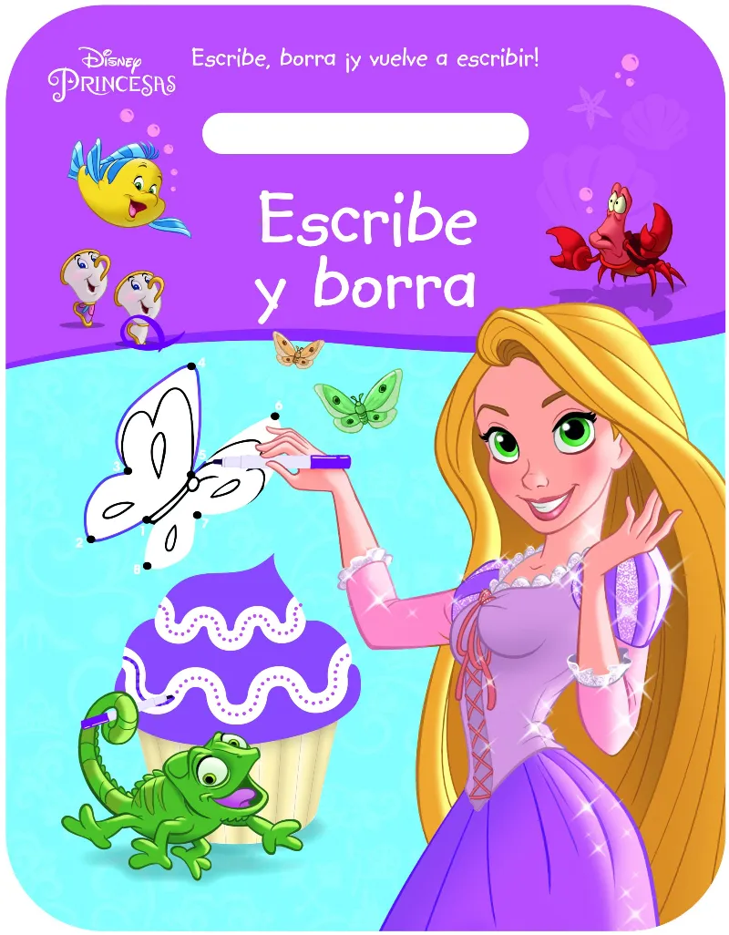 DISNEY PRINCESAS ESCRIBE Y BORRA