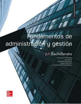 LA FUNDAMENTOS DE ADMINISTRACION Y GESTION 2 BACHILLERATO. ALUMNO.