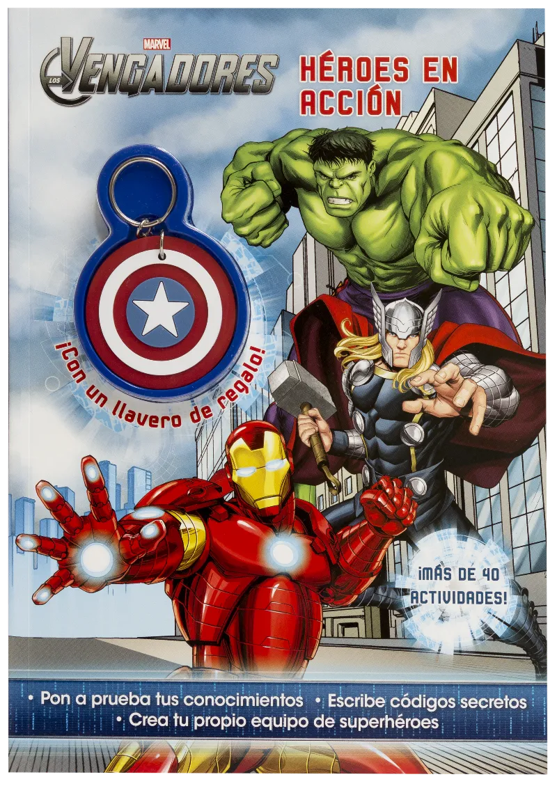 VENGADORES,LOS -HEROES EN ACCION- + CON UN LLAVERO DE REGALO