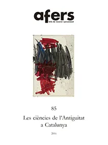 AFERS 85 -LES CIENCIES DE L'ANTIGUITAT A CATALUNYA-