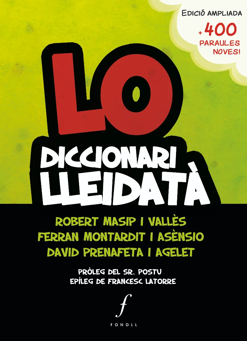 DICCIONARI LLEIDETA, LO