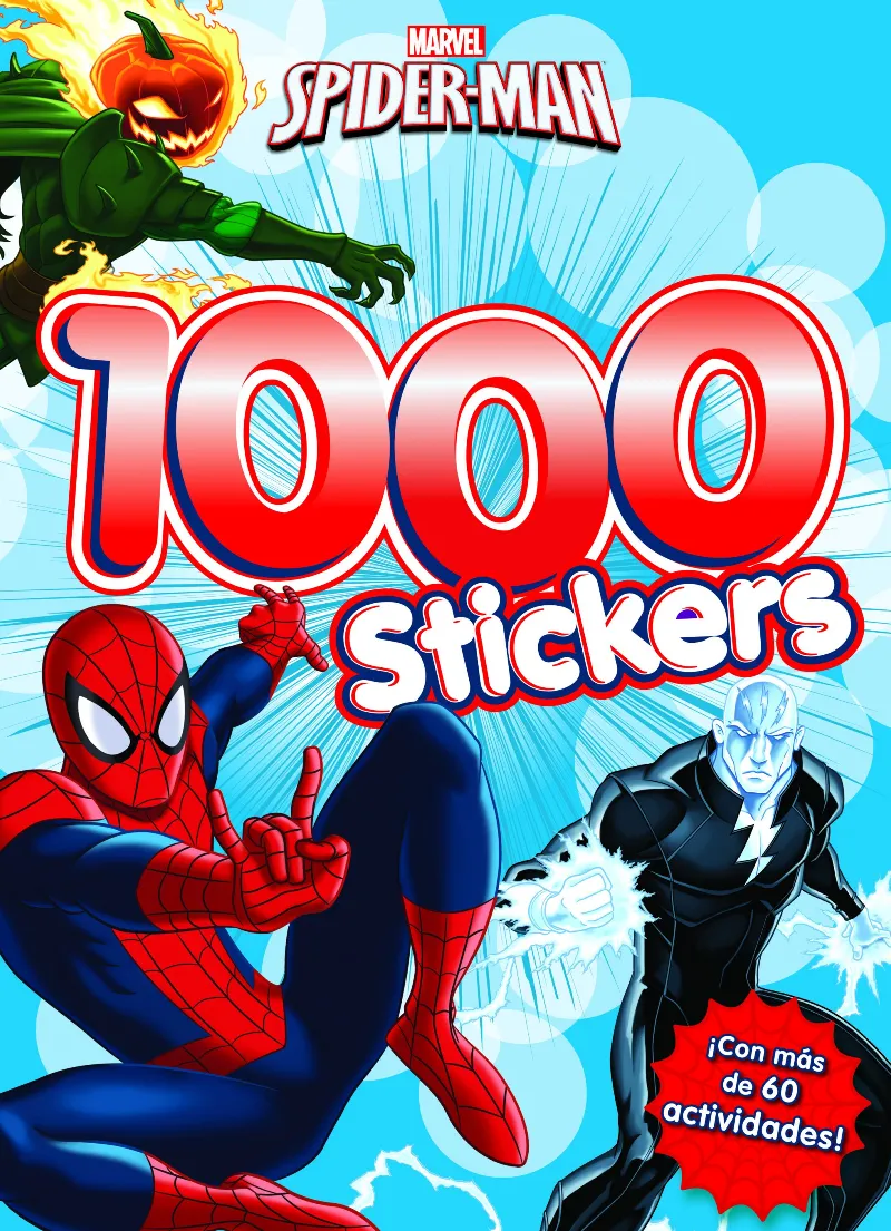 1000 STIKERS SPIDER-MAN