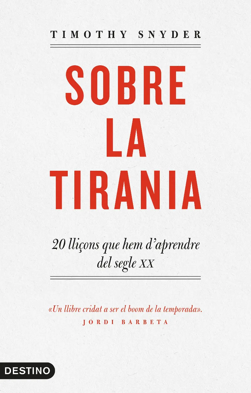 SOBRE LA TIRANIA -CATALA-