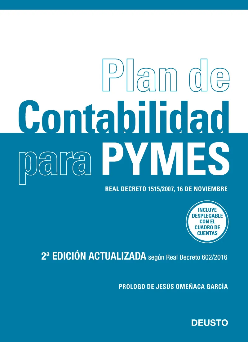PLAN DE CONTABILIDAD PARA PYMES -REAL DECRETO 1515/2007 16 DE NOVIEMBRE-