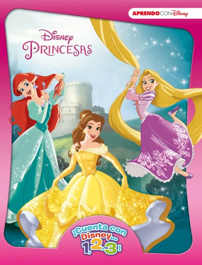 PRINCESAS DISNEY -CUENTA CON DISNEY- 1 2 3