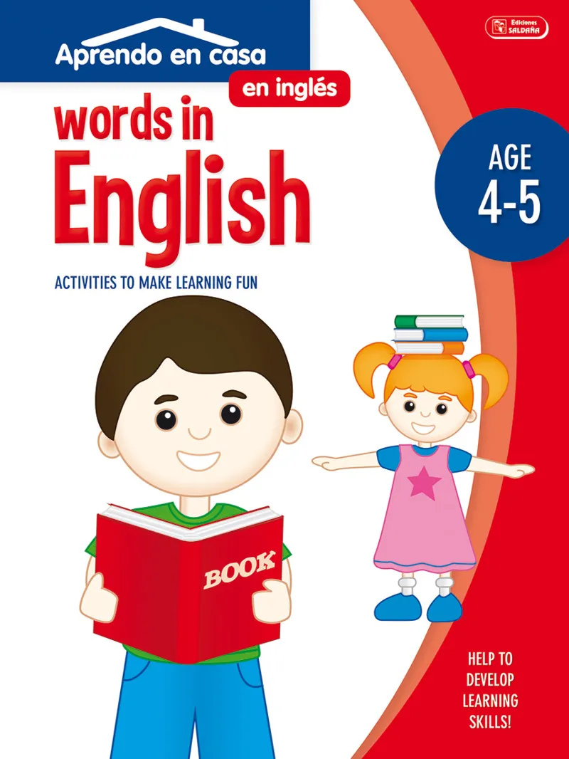 WORDS IN ENGLISH, AGE 4-5