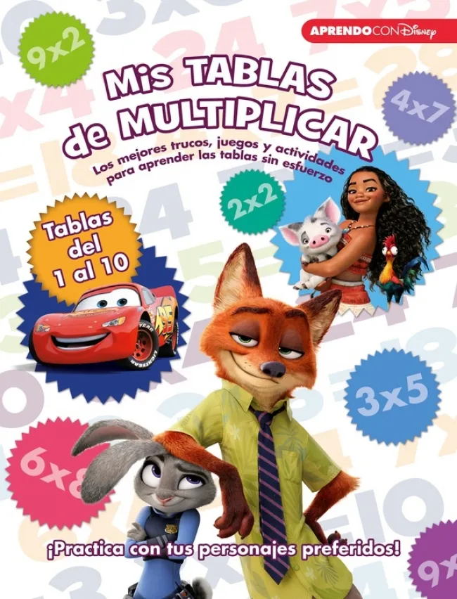 MIS TABLAS DE MULTIPLICAR -TABLAS DEL 1 AL 10-