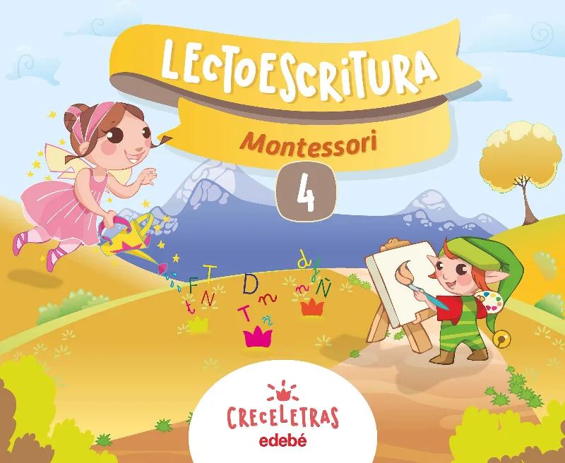 CUAD LECTOESCRITURA 4 MONTESSORI (CAS)