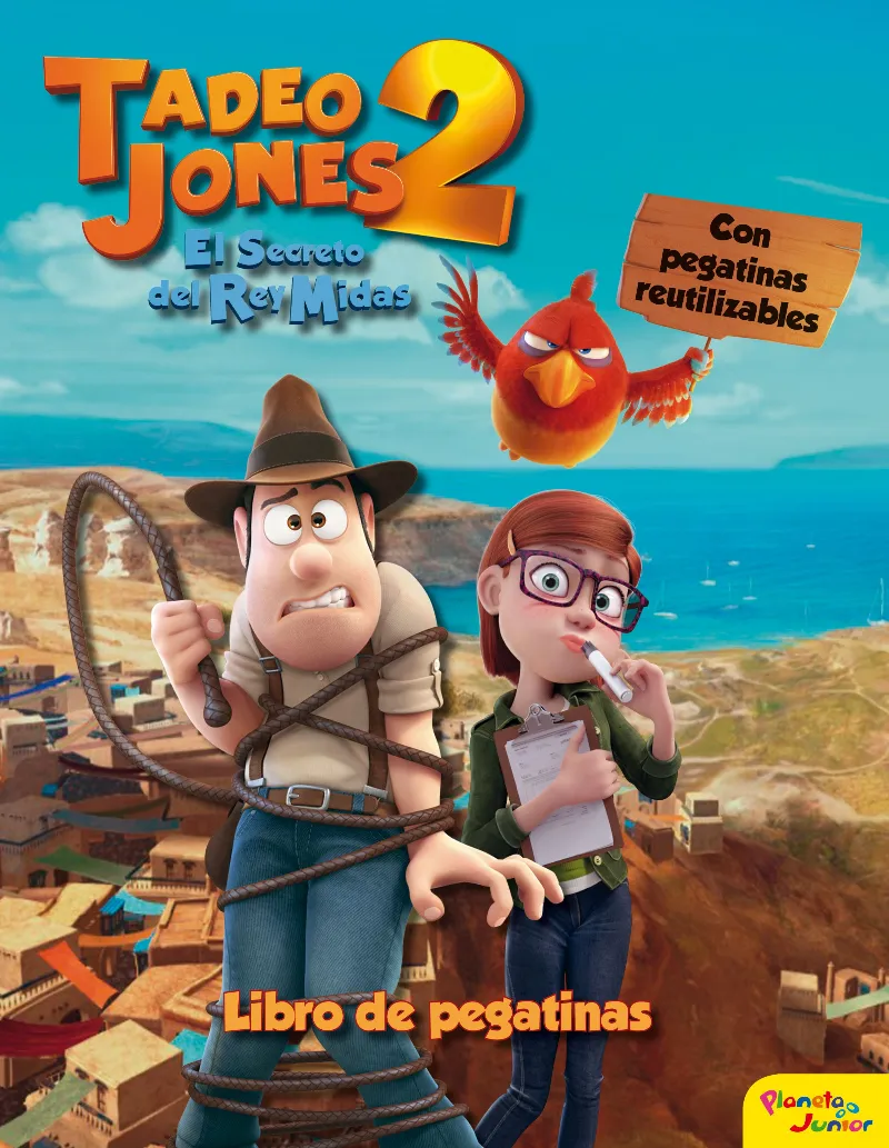 TADEO JONES 2 EL SECRETO DEL REY MIDAS -LIBRO PEGATINAS-