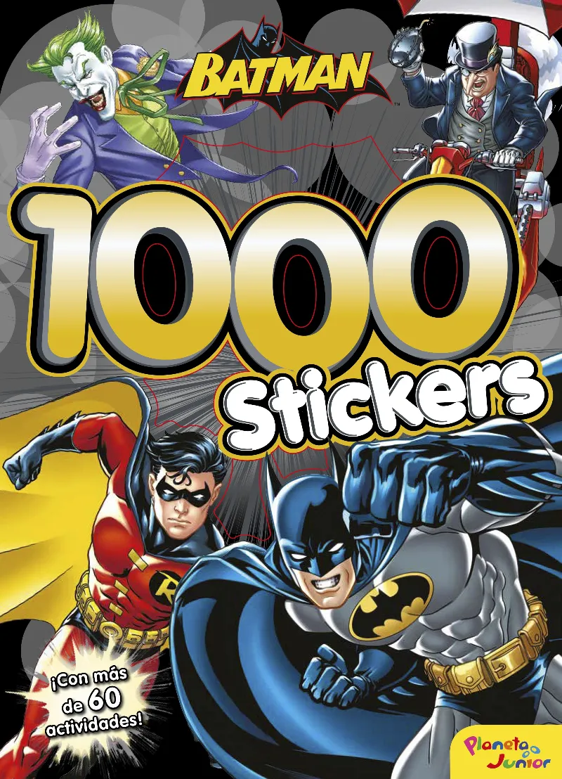 BATMAN -INFANTIL- 1000 STIKERS
