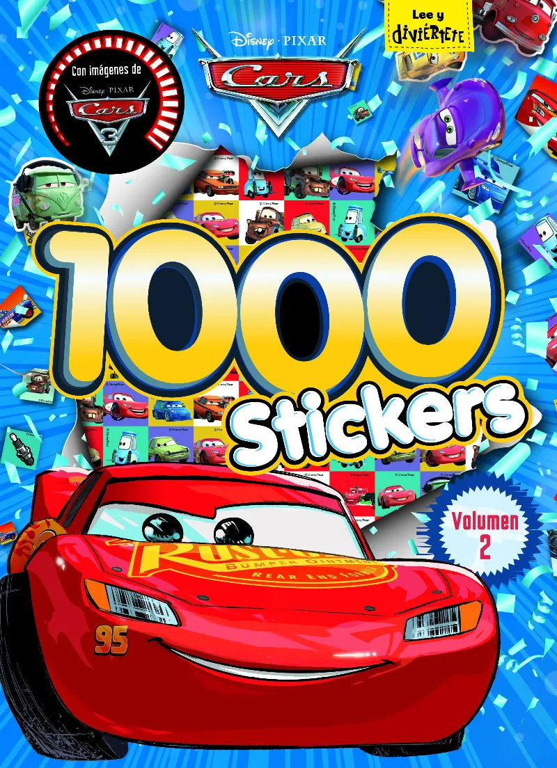 CARS 1000 STICKERS VOL 2