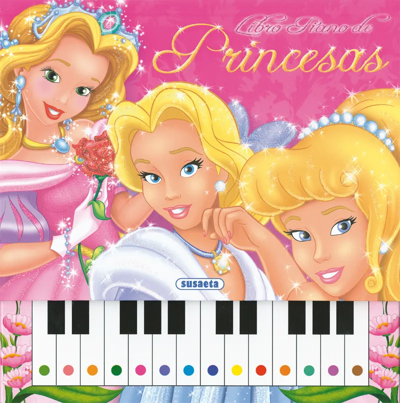 Libro piano de princesas