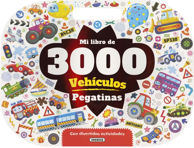 Mi libro de 3000 pegatinas vehículos con divertidas actividades