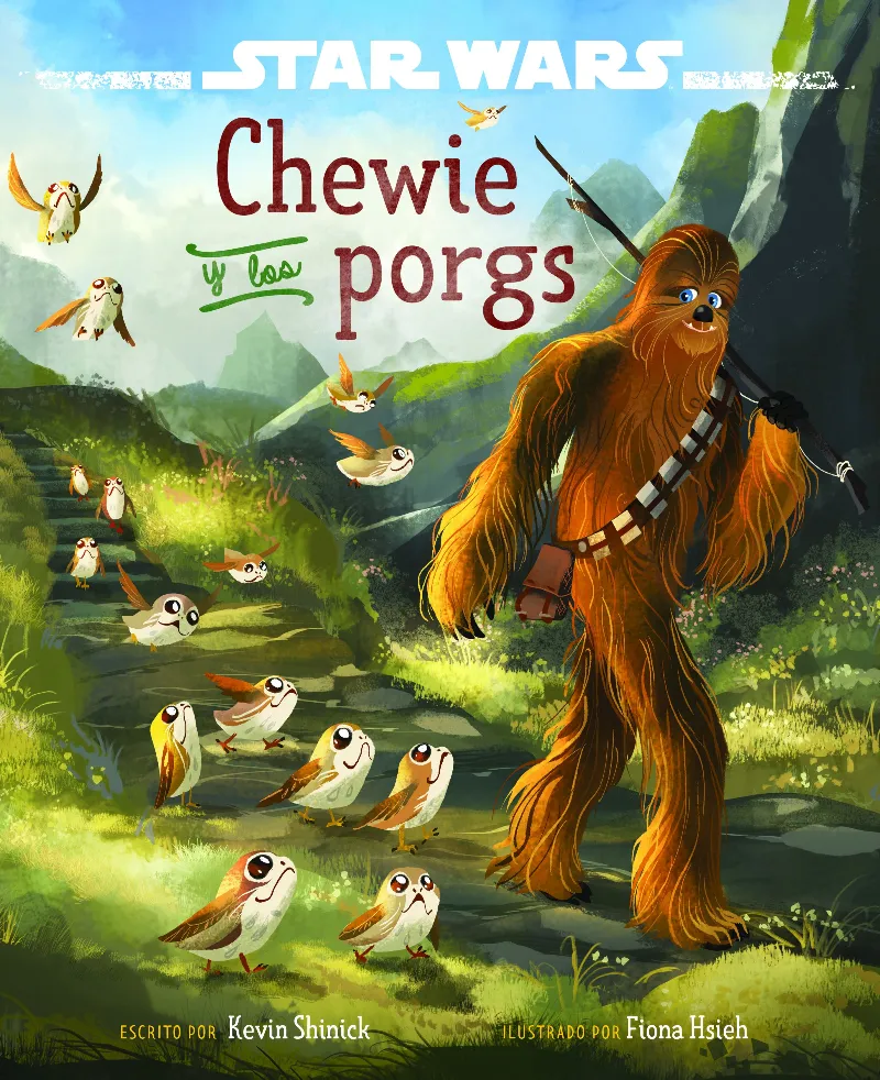 STAR WARS CHEWIE Y LOS PORGS