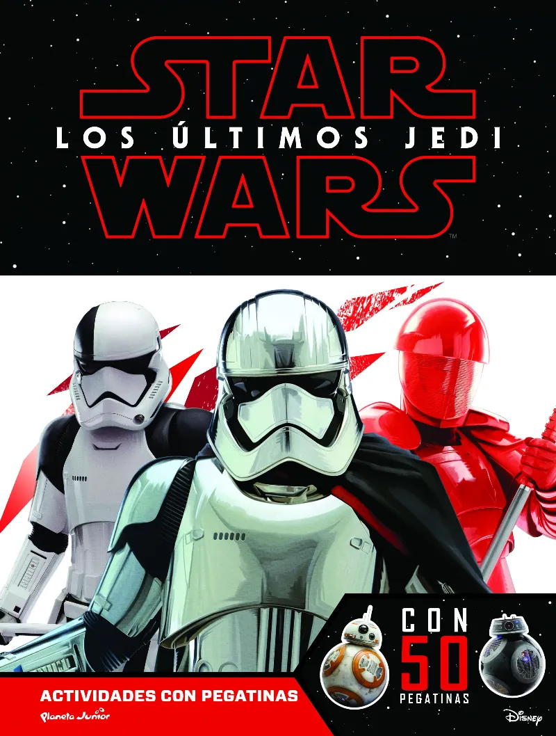 STAR WARS LOS ULTIMOS JEDI -ACITIVIDADES CON PEGATINAS-