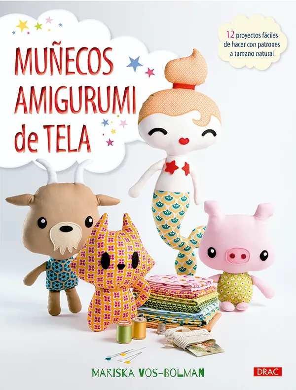 Muñecos amigurumi de tela