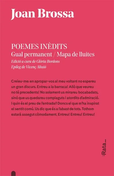 GUAL PERMANENT / MAPA DE LLUITES -POEMES INEDITS-