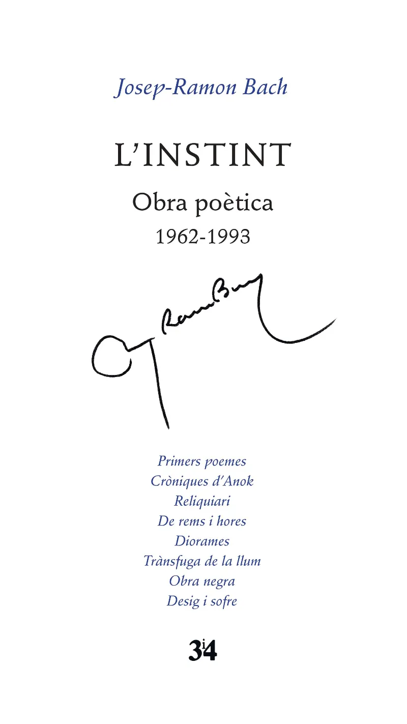 INSTIT,L' -OBRA POETICA 1962-1993-