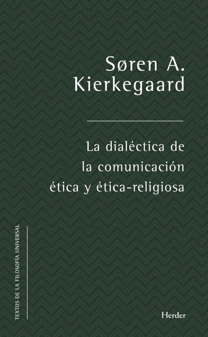 DIALECTICA DE LA COMUNICACION ETICA Y ETICO-RELIGOSA, LA