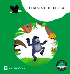 EL RESCATE DEL GORIA. CUENTALETRAS NIVEL 2 (G, GU). LETRA DE PALO