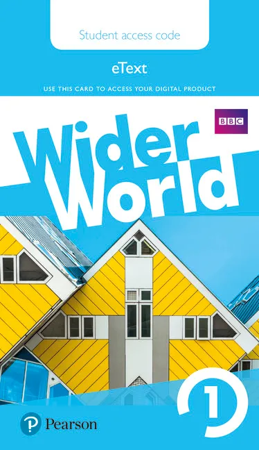 WIDER WORLD 1 EBOOK STUDENTS' ACCESS CARD