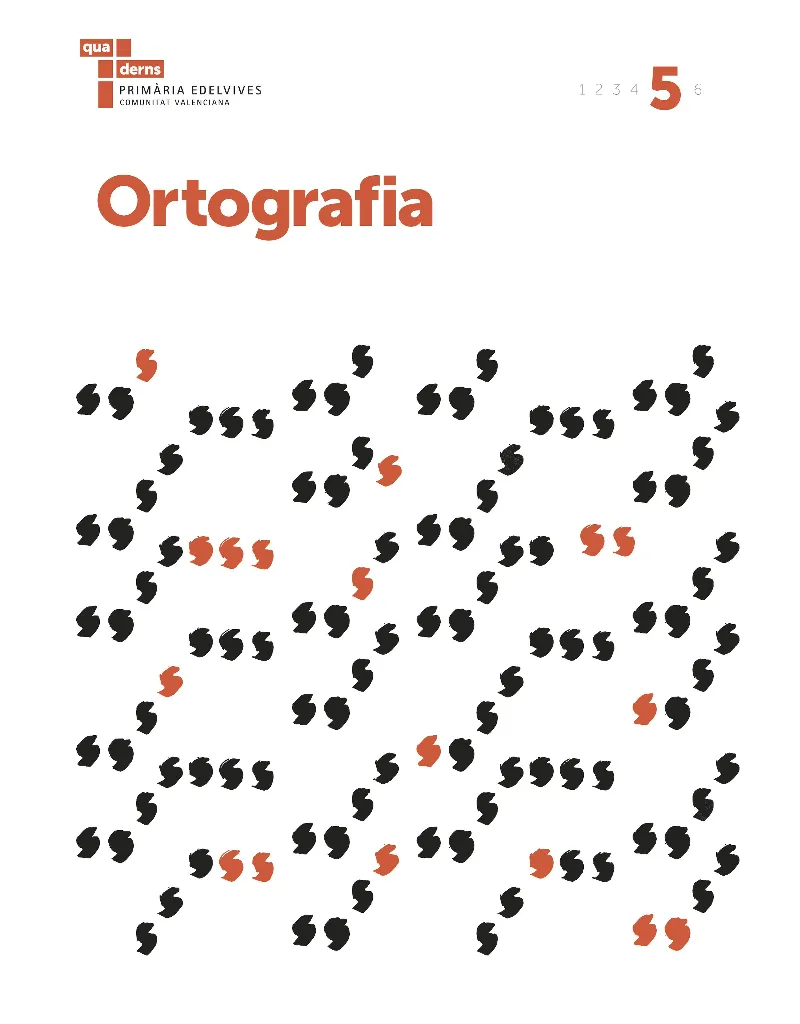 QUADERN D`ORTOGRAFIA 5 CV