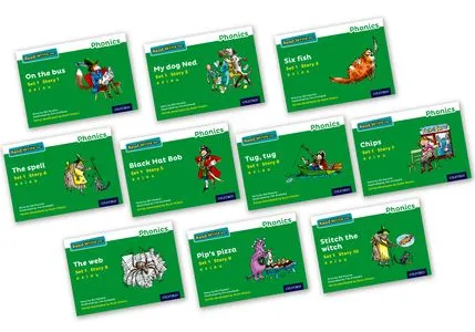 READ WRITE INC. PHONICS: GREEN SET 1 STORYBOOKS MIXED PACK OF 10